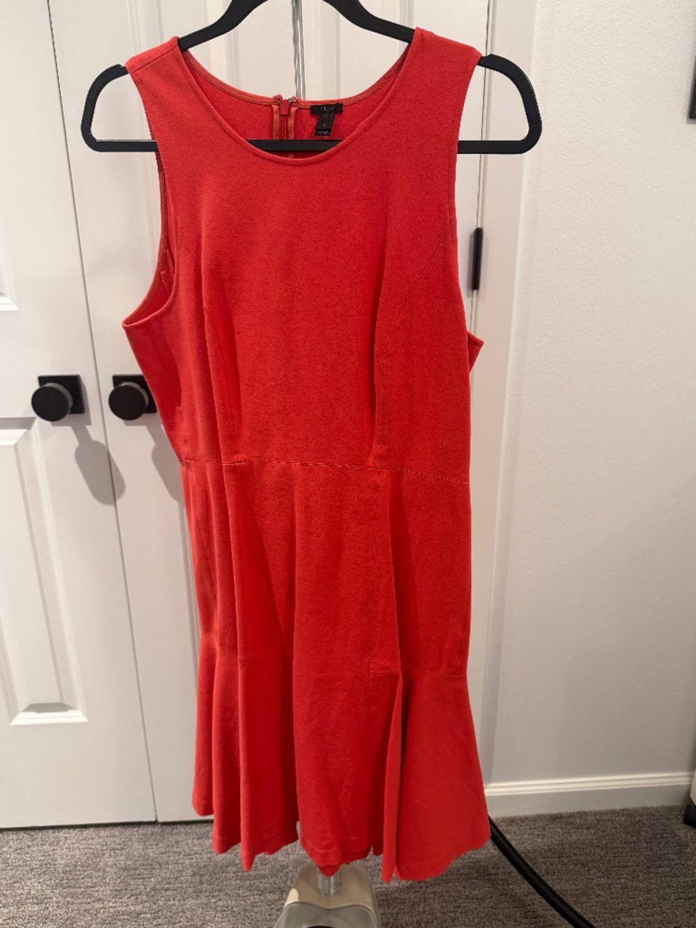 J Crew Flounce A-Line Knit dress